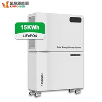 Penyimpanan Energi Rumah Tangga 15KWh Baterai LiFePO4 Tenaga Surya 11KW Inverter Hibrida 200A untuk Sistem Tenaga Surya Residensial