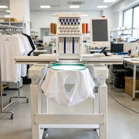 Machine à broder informatisée à commande intelligente, machine à broder pour casquettes, pour les commandes de petites séries flexibles