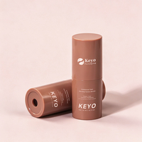 Tube vide personnalisé pour cosmétiques : fond de teint, déodorant, correcteur, rouge à lèvres, blush – finition mate rouge-brun 6g