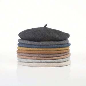 Chapeau Béret Femme en Laine Tendance Automne Hiver Chaud Style Britannique Décontracté Chapeau de Peintre à Large Bord pour Voyage en Extérieur Coloré - Product Image 3