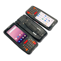 Escáner de Códigos de Barras 1D/2D Portátil con Android 12, 4G, NFC, GSM, Terminal de Datos para Inventario, PDA Resistente, en Stock