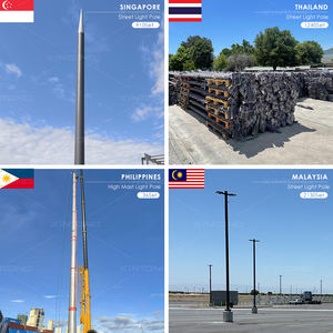 Poste de Luz LED Metálico Octagonal Cónico Galvanizado XINTONG, Poste Galvanizado, <span class=keywords><strong>Postes</strong></span> de Lámparas Metálicos, Poste Inteligente - Product Image 3