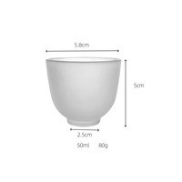 Tasse à thé en verre givré Kung Fu, petite tasse à thé en verre épais résistant à la chaleur, mug de dégustation de thé
