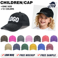 Gorra Infantil de Alta Calidad, Color Sólido, Estilo Vintage, para Niños, Personalizable, para Deportes al Aire Libre
