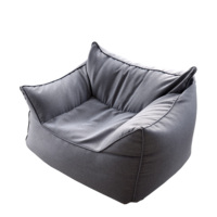 Couleurs personnalisables, pliable, décontracté, portable, pouf individuel, housse 100% polyester