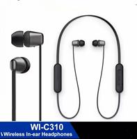 Écouteurs intra-auriculaires stéréo sans fil EAR Wholesale WI-C310 5.0, écouteurs de sport magnétiques avec micro pour Sony WI-C310