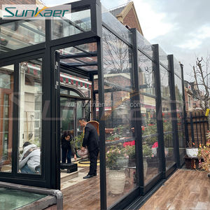 Cubierta de patio de alta calidad, techo de aluminio, techo corredizo de vidrio retráctil que se puede abrir, techo de <span class=keywords><strong>lona</strong></span> retráctil, cubierta de jardín de Sunroom de <span class=keywords><strong>Pvc</strong></span> - Product Image 2