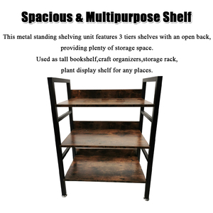 खड़े धातु फ्रेम कमरे में रहने वाले बेडरूम और कार्यालय के लिए किताब अलमारियों - Product Image 3