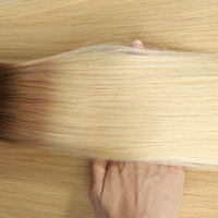Extensions de cheveux humains 100% vierges Genius Weft, double épaisseur
