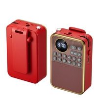 Nouvelle radio FM portable P63 avec clip de poche, haut-parleur Bluetooth sans fil, son stéréo avec micro pour les voyages, la maison et l'extérieur