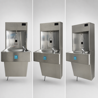 Fontaine à eau électrique en acier inoxydable 304 avec membrane RO précarbone pour jardin extérieur