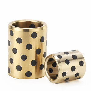 Yağsız kendinden yağlama grafit bronz sürgülü burç 4/5/6/8/10mm bakır kol pirinç kılavuz rulman - Product Image 1