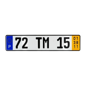 Placas <span class=keywords><strong>de</strong></span> Matrícula Europeas Personalizadas con Relieve <span class=keywords><strong>de</strong></span> Alta Definición: Placas <span class=keywords><strong>de</strong></span> Matrícula en Blanco para Decoración <span class=keywords><strong>de</strong></span> Espejos Retrovisores - Product Image 1