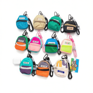 Portachiavi a Forma di Zaino, Ciondolo per Borsa, Mini Zaino Accessorio per Bambini e Adulti, Regalo alla Moda - Product Image 2