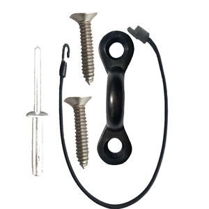Kit d'accessoires pour bateau et kayak d'extérieur avec corde élastique, crochet, vis, rivet, clip de type C, pièces d'ancrage et d'amarrage - Product Image 1