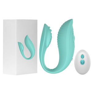 Custom Lelie U-Vormige Draadloze G-Spot Koppels Schudden Samen Dragen Massage Sex Afstandsbediening Vibrerende - Product Image 6