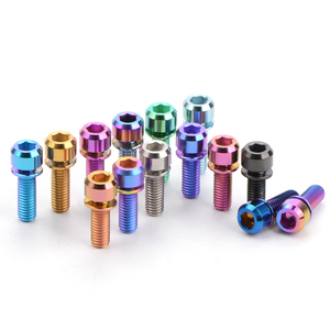 TMJ 钛合金圆柱形倒角内六角带垫圈螺钉 M6x18/20mm 刹车卡钳杆固定螺钉 - Product Image 6