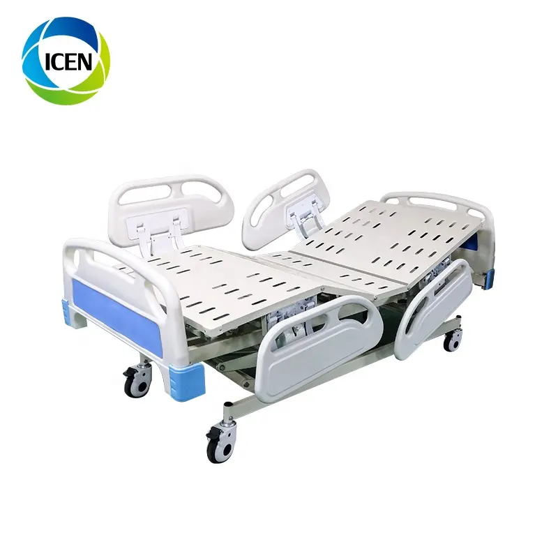 IN-8321安い医療3機能電気折りたたみ調節可能な病院用ベッドICU患者用ベッドCPRベッド