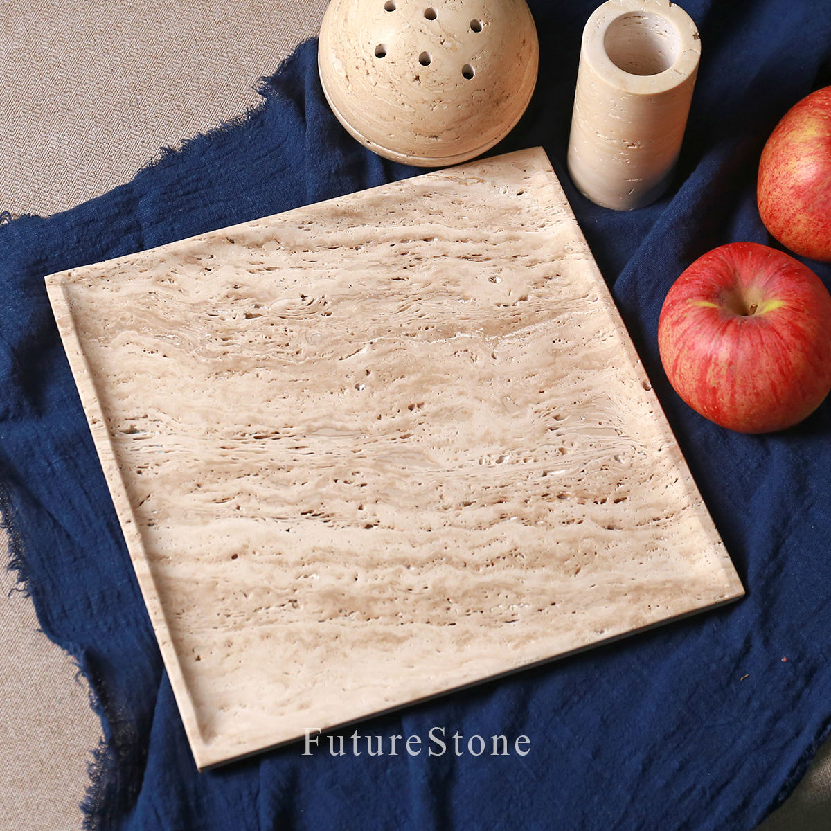 Beige Travertine (25*25*1.8cm)
