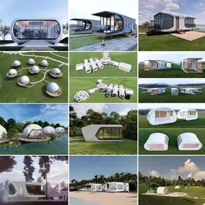 Explosive Models 1 Bedroom 1 Bathroom Prefabricated Container Home Prefab Capsule House Apple Cabin For Living