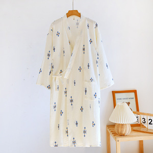 Peignoirs pour femmes 100% coton en gros, respirants et confortables, pyjamas en coton pour filles - Product Image 4