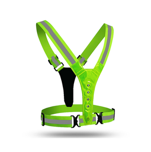 Chaleco Reflectante LED Promocional para Deportes, Certificado EN 20471, Ajustable, con Logotipo Personalizado, de Poliéster Térmico - Product Image 5