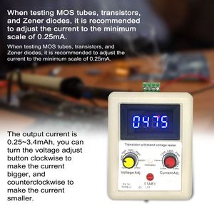 Igbt מתח יכולת tester דיודה מוטים דיגיטלי כלי בדיקה מתח מתח 110v-2600v - Product Image 3