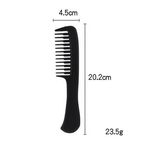 Custom Logo Plastic Antistatic Hair Styling <b>Comb</b> Black Barber <b>Comb</b> High Quality Hair Pick Afro <b>Comb</b> - Product Image 6
