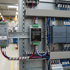 DIN Rail DC-UPS 24V 20A 120W CE/RoHS สำหรับ MEAN WELL DDR-120-24 ใช้แทนกันได้กับอุปกรณ์จ่ายไฟอุตสาหกรรมและไฟ LED - Product Image 2