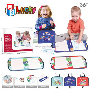 幸运玩具教育学习玩具水上魔术水涂鸦绘画旅行袋垫和儿童魔术笔 - Product Image 3