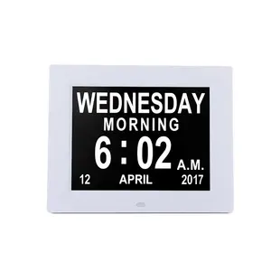 Смарт-рабочий стол 10 дюймов светодиодный дисплей цифровой будильник цифровые часы с календарем цифровая фоторамка 4k