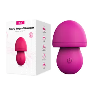 MELO Cute present Tongue Licking Vibrator as a present or birthday gift sex toy for women