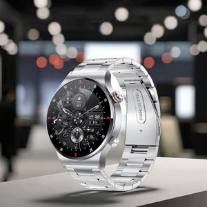 QW33 Volledig touchscreen smartwatch voor heren, waterdicht, sport fitness tracker, muziek, 5G WiFi compatibiliteit, kompas, compatibel met iOS - Product Image 1