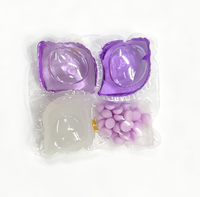 Capsules de lessive écologiques jetables de 10 g, haute concentration, parfum naturel, pour vêtements de bébé, lavage automatique en machine, OEM