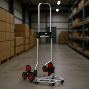 Carrello Pieghevole Vevor con Capacità di 70 Kg, Piattaforma in Lega di Alluminio con Ruote Rosse per Uso di Stoccaggio - Product Image 2
