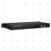 Procesador de Audio USB con Control DSP de Grado Profesional EIF 4.8SP, 4/8 Canales, Portátil, de Alta Calidad y Alto Rendimiento, Color Negro