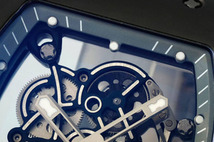 Luxury High Quality Trendy <b>Watch</b> <b>Automatic</b> Winding Black Ceramic <b>Watch</b> Rubber Strap Men's Business Mechanical <b>Watch</b> - Product Image 3