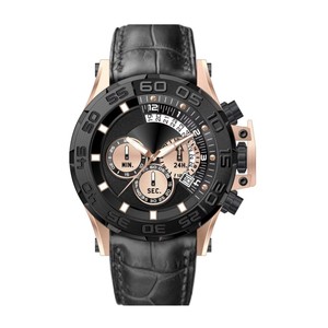 Reloj de Cuarzo con Logotipo Personalizado para Hombre, Venta al por Mayor de Fábrica OEM, Caja de Acero Inoxidable, Resistente al Agua, Cronógrafo de Lujo para Negocios - Product Image 1