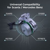 154490 511000 Motor de Bomba de Urea UL2.2 para Bomba DEF, Sistema SCR para Camiones de Trabajo Pesado