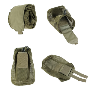 Luger New <span class=keywords><strong>Roll</strong></span>-Up Mag <span class=keywords><strong>Mesh</strong></span> Dump Pouch Mini bolsillo de red plegable EDC Tactical Outdoor Sport Hunting Bags 500D - Product Image 2