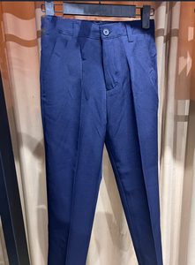 Custom Fashion New Casual Unisex Children High <strong>School</strong> Suit Pants Spring Autumn <strong>School</strong> <strong>Navy</strong> <strong>Blue</strong> Black Cotton <strong>Trousers</strong> - Product Image 3