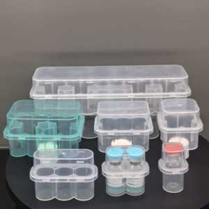 3ml, 10-pieceTransparent <b>Plastic</b> <b>Small</b> <b>Bottle</b> Box, Cillin <b>Bottle</b> Storage Travel Case, <b>Small</b> <b>Bottle</b> Rack Suitable for Medical Use - Product Image 6