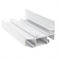 Profilés d'extrusion en aluminium gris argenté pour la fabrication de fenêtres et portes coulissantes colombiennes/costaréennes
