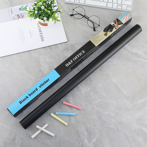 Papel pintado de <span class=keywords><strong>vinilo</strong></span> extraíble para <span class=keywords><strong>pizarra</strong></span> DIY, decoración autoadhesiva reutilizable, pegatina de pared de <span class=keywords><strong>pizarra</strong></span> para calcomanías de pared - Product Image 1