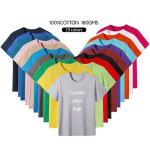 Super Quality Combed Cotton T Shirts Men Short Sleeve Plain Non-Shrink Round Neck T Shirts - Product Image 4