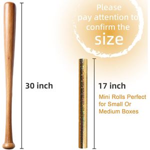 Yarcony Gold Wrapping Paper Roll 17 Inch X 33 Feet Holographic Star Pattern Double Side Metallized Paper For Holiday Gift <b>Wrap</b> - Product Image 3