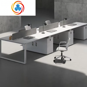 Factory Wholesale Luxurious Office Furnitures Modern Open Space Coworking Modular Commercial <b>Work</b> Station Office <b>Desk</b> for Office - Product Image 2