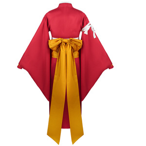 Disfraz de Cosplay de Personaje de Anime Izumi <span class=keywords><strong>Kyoka</strong></span>, Kimono Rojo Yukata de Poliéster, Atuendo de Juego de Rol de Halloween para Mujer - Product Image 2