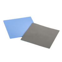 Coussin thermique en silicone souple à haute conductivité thermique 1W 3W 5W 6W 8W 12W 15W, feuille de refroidissement pour espaces, coussin thermique découpé