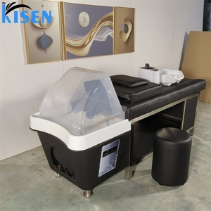 Fauteuil de lavage de cheveux Kisen Factory sur mesure pour salon, avec lavabo, fonction massage et thérapie capillaire par l'eau - Product Image 6